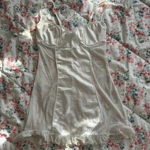 Frilly angelic corset lingerie top